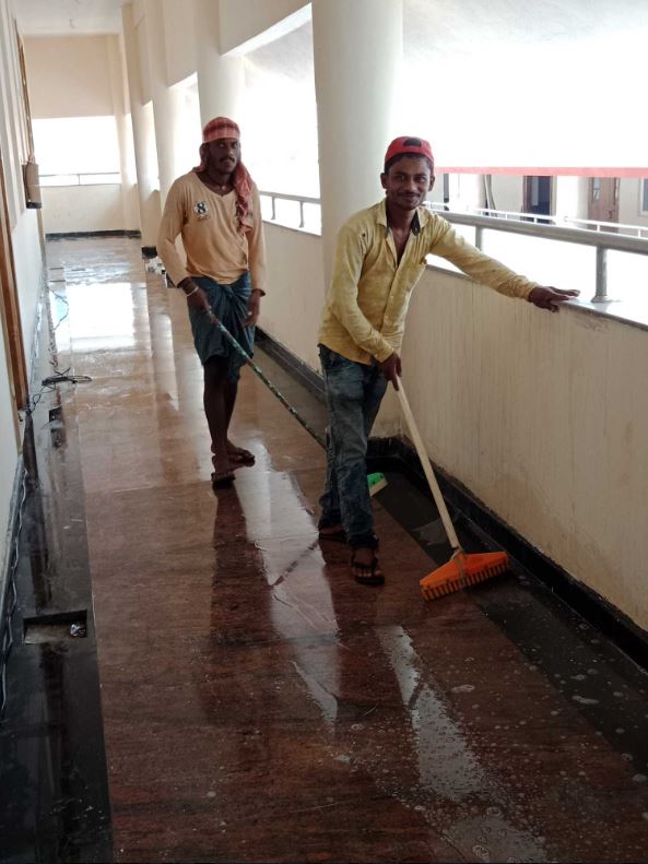 Post-construction cleaning